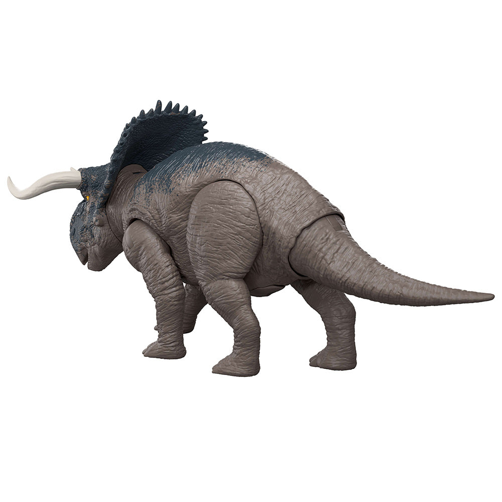 Jurassic World Rebirth Wild Roar Δεινόσαυροι με Κινούμενα Μέλη Λειτούργια Επίθεσης & Ήχους Nasutoceratops (JGC81) - Fun Planet