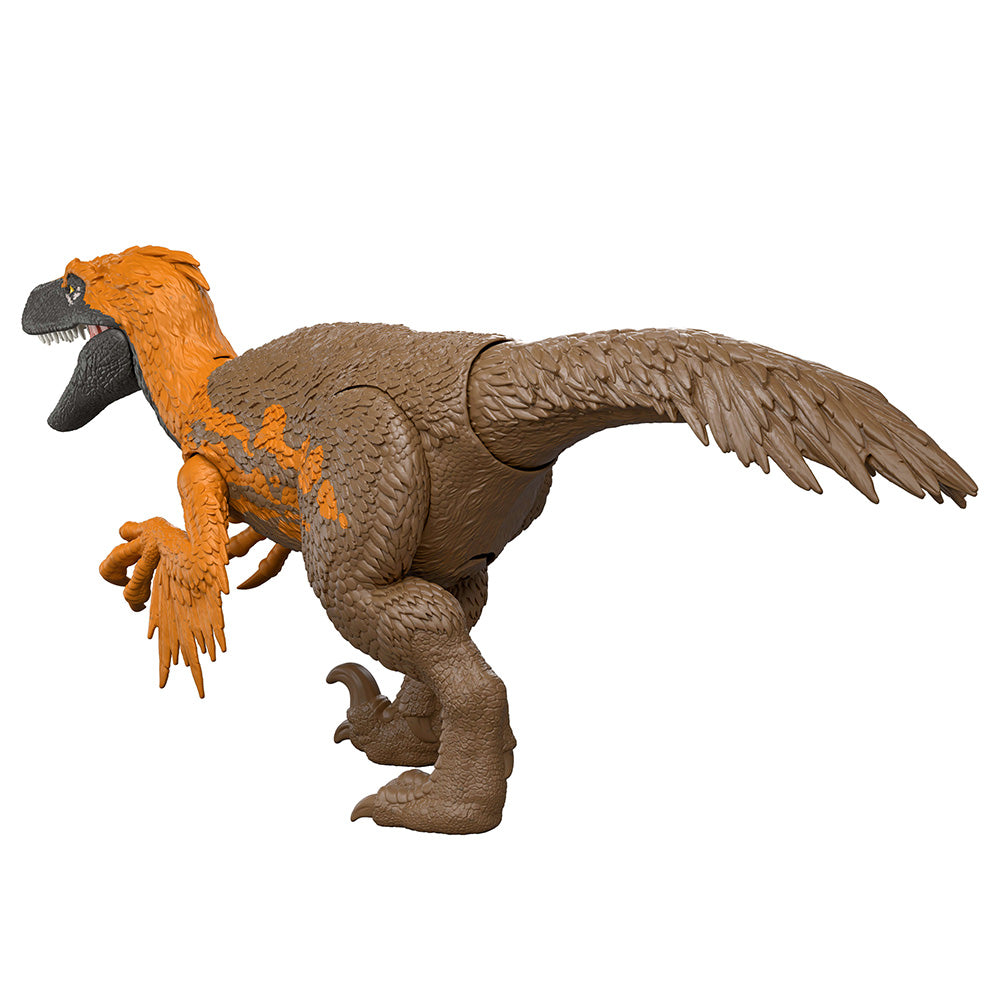 Jurassic World Rebirth Wild Roar Δεινόσαυροι με Κινούμενα Μέλη Λειτούργια Επίθεσης & Ήχους Utahraptor (JGC80) - Fun Planet