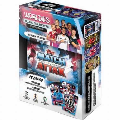 Match Attax Season 2025/26 Topps UEFA Champions Europa Conference League Booster Tin (UL5-BT1013A5_A.T01) - Fun Planet