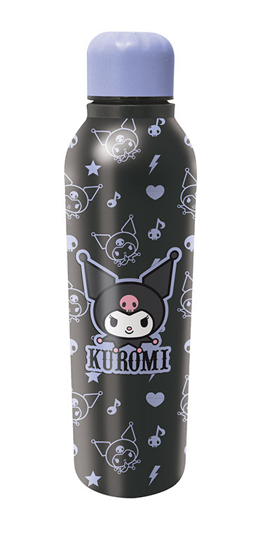 Μπουκάλι Θερμός Μαύρο Pattern Kuromi (252415)