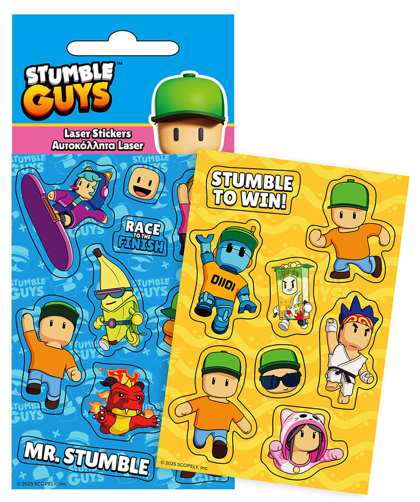 Αυτοκόλλητα Laser Stumble Guys (777-30010) - Fun Planet