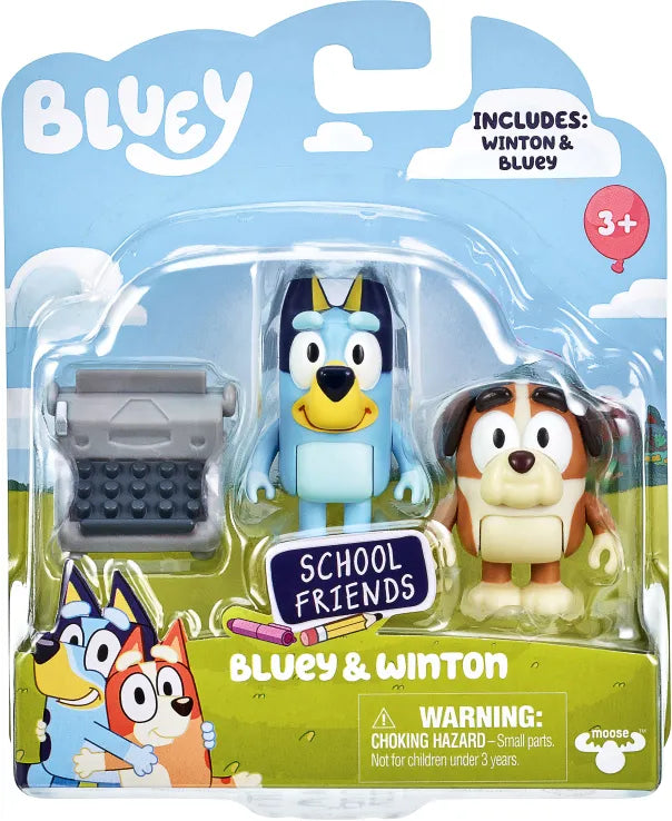 Bluey Φιγούρες Σετ 2 Φιγούρες Bluey & Winton (BLY88000) - Fun Planet