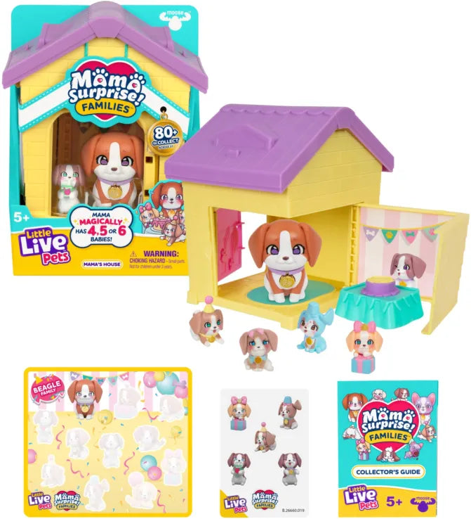 Little Live Pets Mama Surprise Families Σπιτάκια Με Σκυλάκια (LP306000)