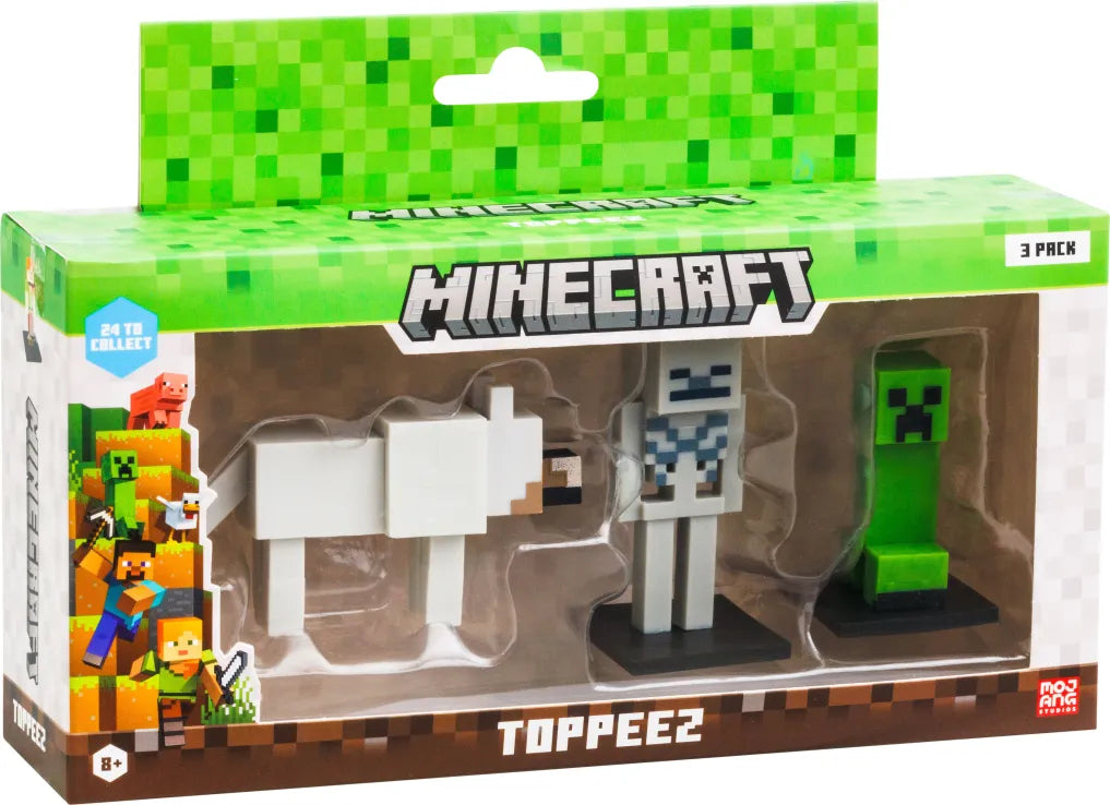 Minecraft Φιγούρα 3D Toppeez 3 Pack Creeper (MNC10000) - Fun Planet