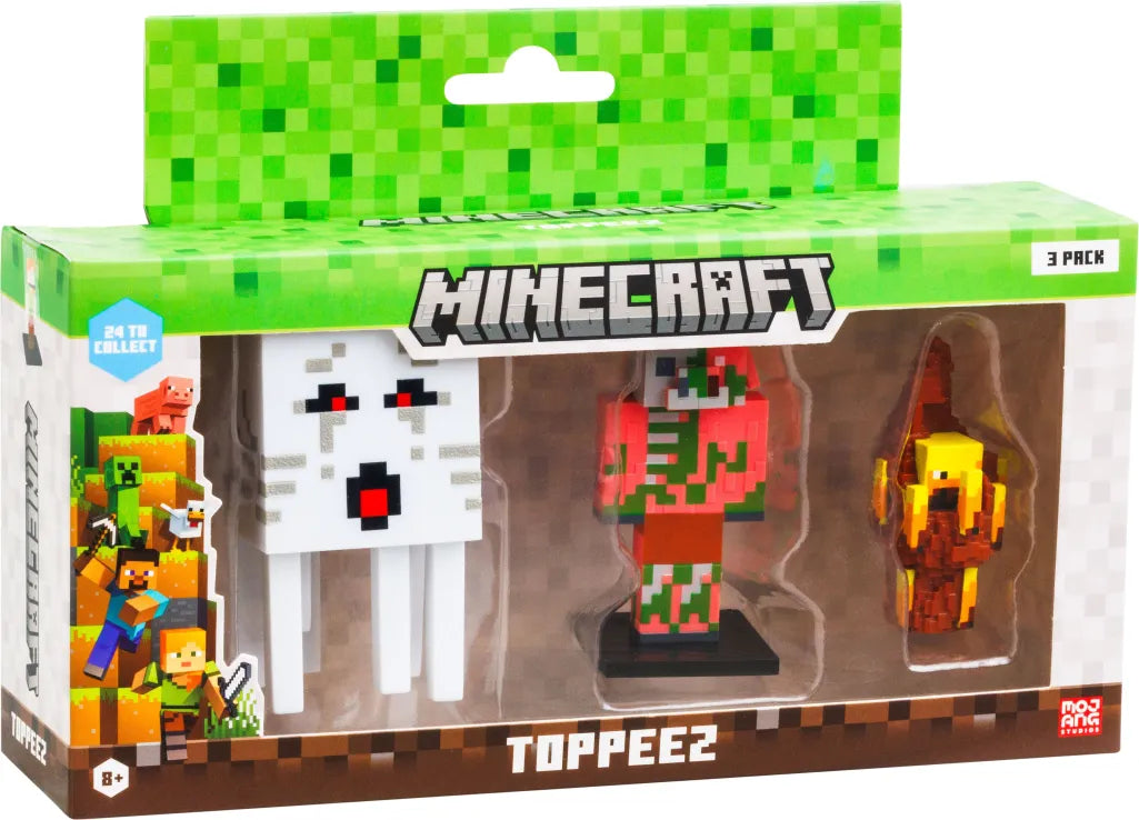 Minecraft Φιγούρα 3D Toppeez 3 Pack Firing Blaze (MNC10000) - Fun Planet