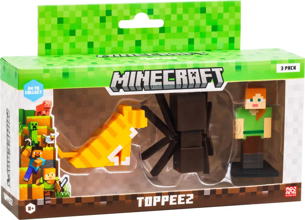Minecraft Φιγούρα 3D Toppeez 3 Pack Alex (MNC10000) - Fun Planet