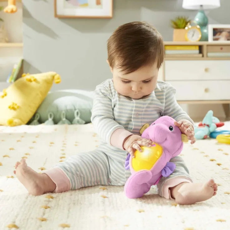 Fisher Price Φωτεινό Αλογάκι της Θάλασσας Ροζ (DGH73)