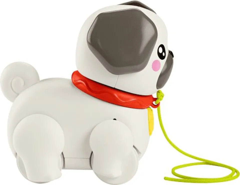Fisher Price Walk The Pup Pug Συρόμενο Σκυλάκι Pug (HTW94) - Fun Planet