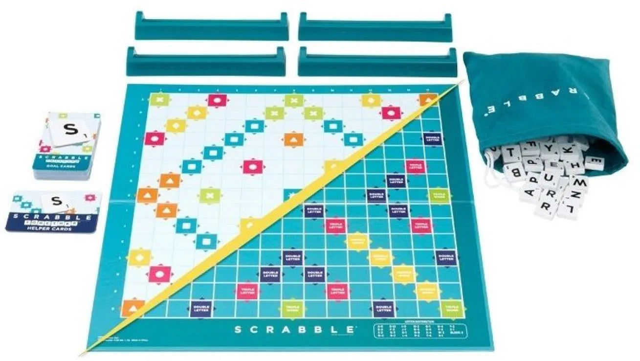 Επιτραπέζιο Scrabble 2 σε 1 (HXW06) - Fun Planet
