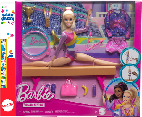 Λαμπάδα Barbie Κούκλα Αθλήτρια Ενόργανης Γυμναστικής (HRG52) - Fun Planet