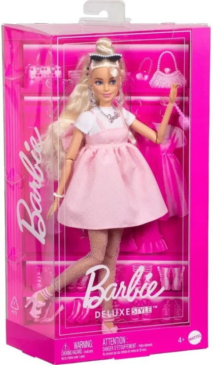 Barbie Κούκλα Deluxe Fashionistas Ξανθιά (HYV27) - Fun Planet