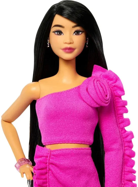 Barbie Κούκλα Deluxe Fashionstas Μελαχρινή (HYV26) - Fun Planet
