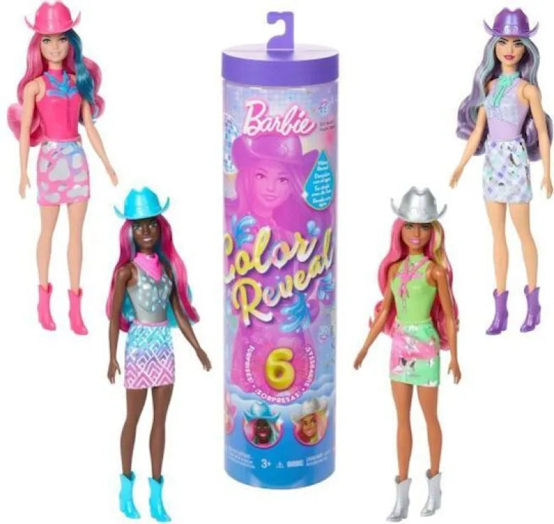 Barbie Color Reveal Κούκλα Disco Star Series (JCP01) - Fun Planet