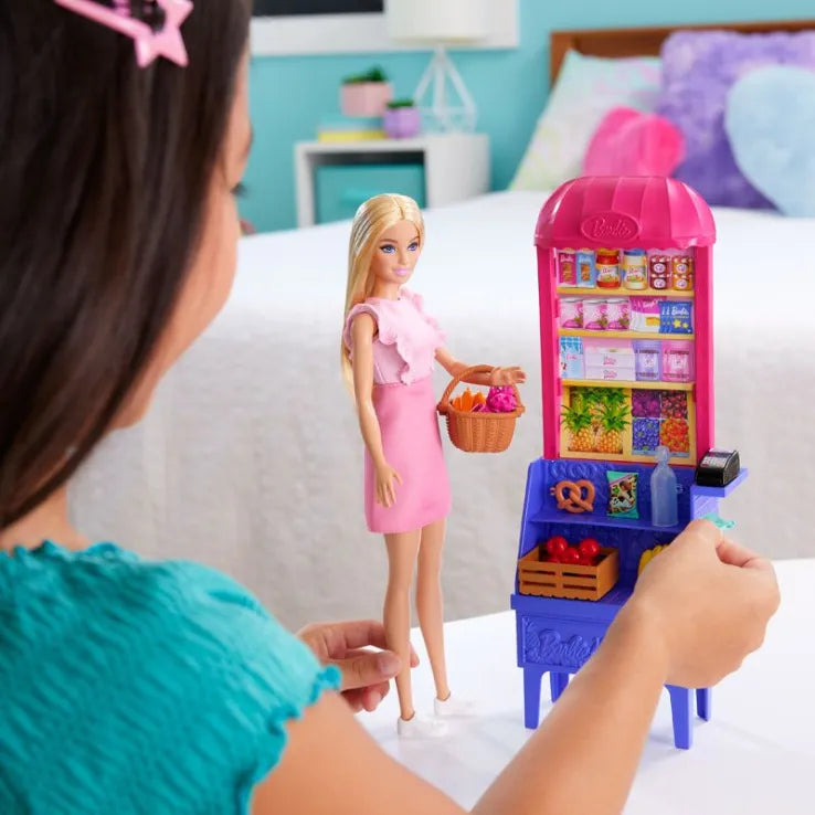 Barbie Κούκλα Malibu Βόλτα Στην Αγορά (JCT05) - Fun Planet