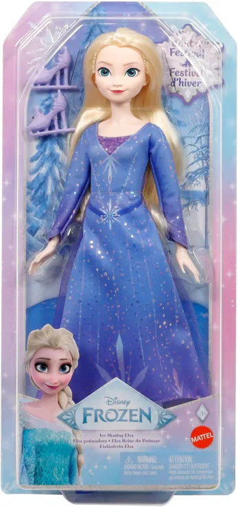 Disney Frozen Κούκλα Ice Skating Elsa (JBG53) - Fun Planet