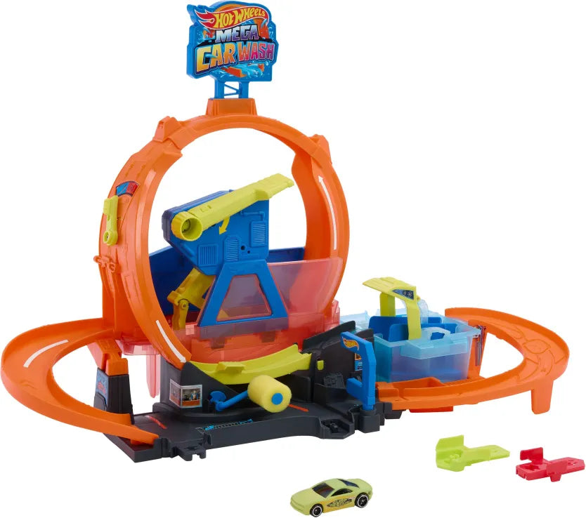 Hot Wheels Monster Trucks Color Shifters Color Lightning Playset with Crocodile (HGV14)