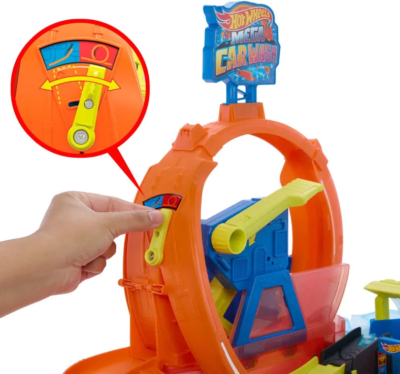 Hot Wheels Monster Trucks Color Shifters Color Lightning Playset with Crocodile (HGV14)