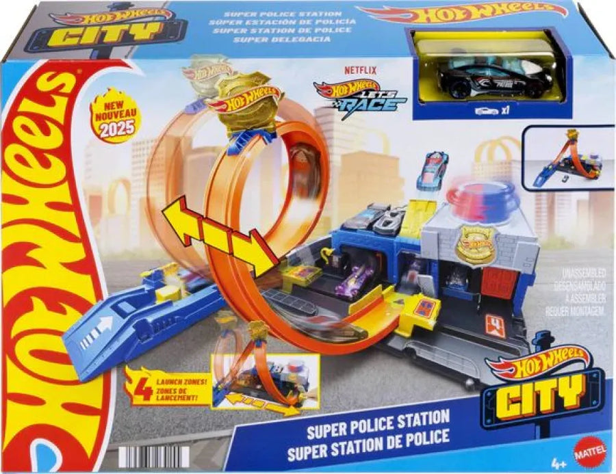 Hot Wheels City Σούπερ Αστυνομικό Τμήμα (JBM71) - Fun Planet