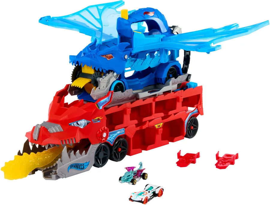 Hot Wheels City Απόλυτη Νταλίκα Με Διπλό Δράκο (JBM72) - Fun Planet