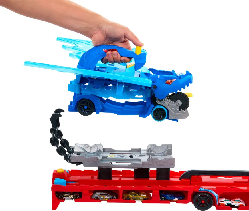 Hot Wheels City Απόλυτη Νταλίκα Με Διπλό Δράκο (JBM72) - Fun Planet