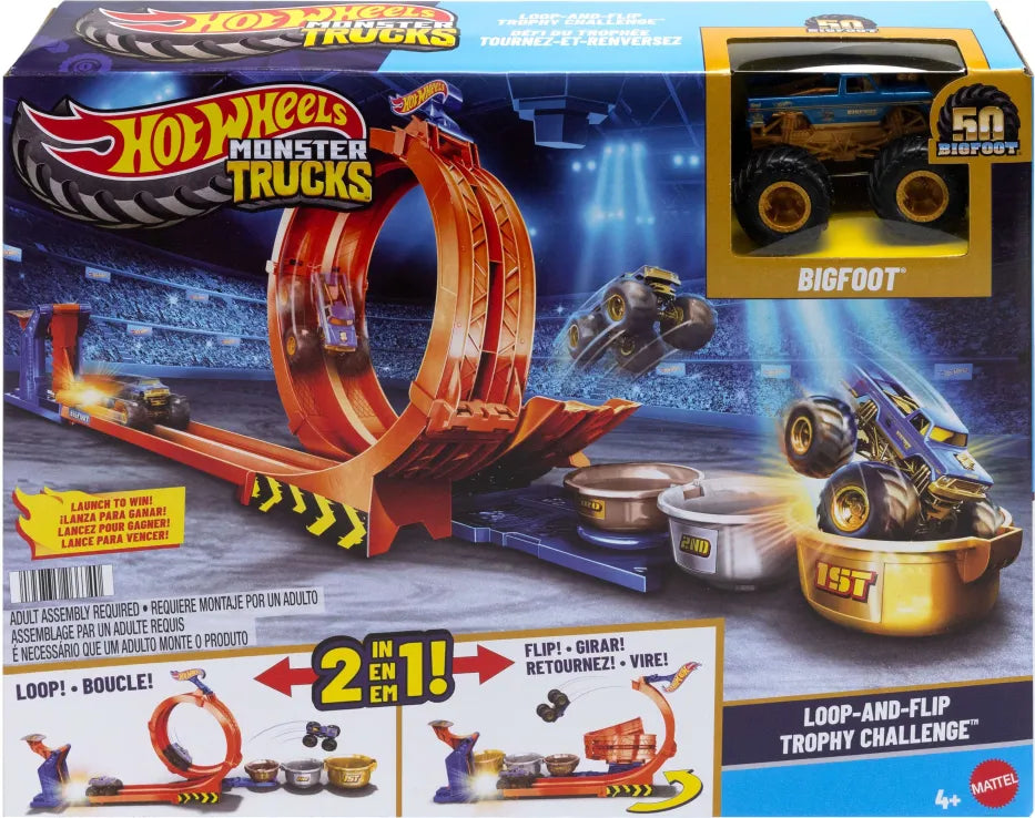 Hot Wheels Monster Trucks Πίστα Διεκδίκηση Κυπέλλου (JBX64) - Fun Planet