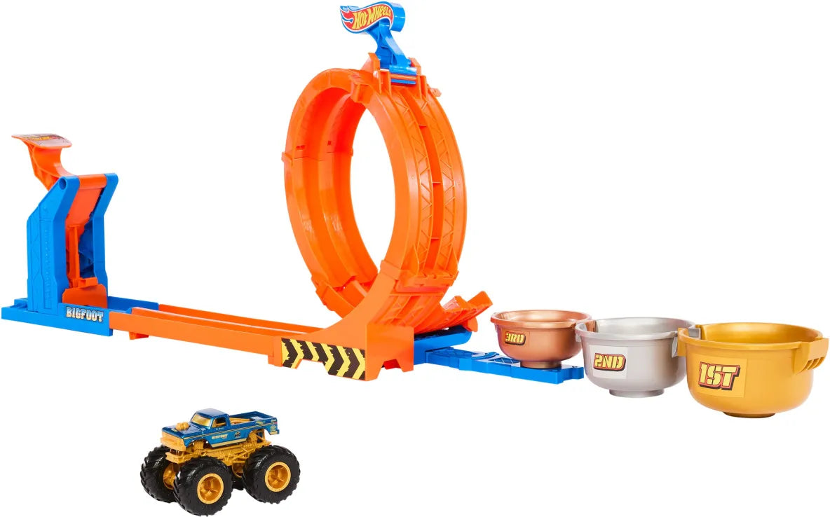 Hot Wheels Monster Trucks Πίστα Διεκδίκηση Κυπέλλου (JBX64) - Fun Planet