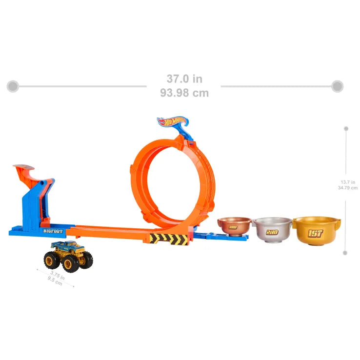 Hot Wheels Monster Trucks Πίστα Διεκδίκηση Κυπέλλου (JBX64) - Fun Planet