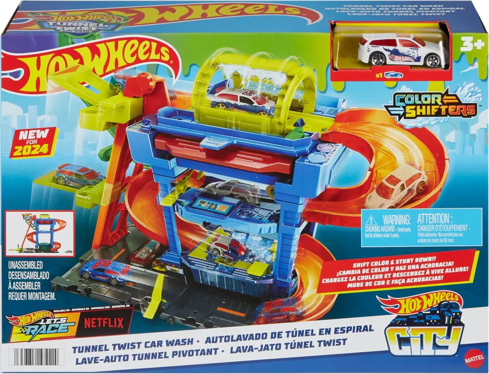 Hot Wheels Χρωμοκεραυνοί Πλυντήριο (HTN80) - Fun Planet
