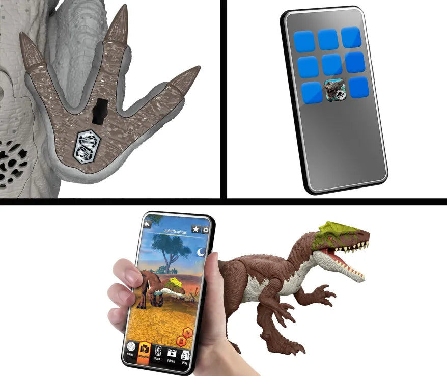 Jurassic World Δεινόσαυρος Καρνόταυρος Που Δαγκώνει & Επιτίθεται (JKG85)
