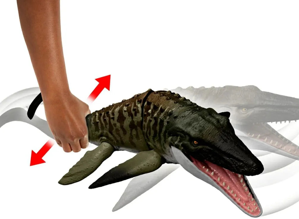 Jurassic World Rebirth Δεινόσαυρος Bite 'N Blast Mosasaurus Με Λειτουργία Κίνησης (JCH00) - Fun Planet