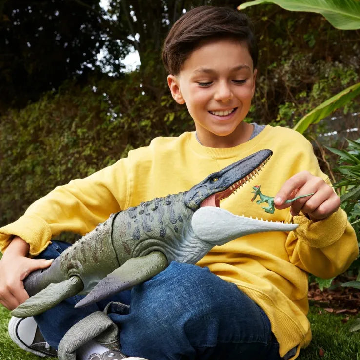 Jurassic World Rebirth Δεινόσαυρος Bite 'N Blast Mosasaurus Με Λειτουργία Κίνησης (JCH00) - Fun Planet