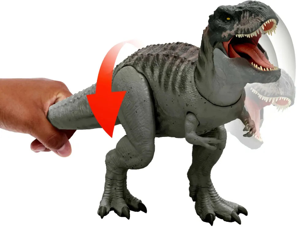 Jurassic World Rebirth Δεινόσαυρος Power Devour T-Rex Με Επαναλαμβανόμενο Δάγκωμα Και Ήχους (JCH02) - Fun Planet