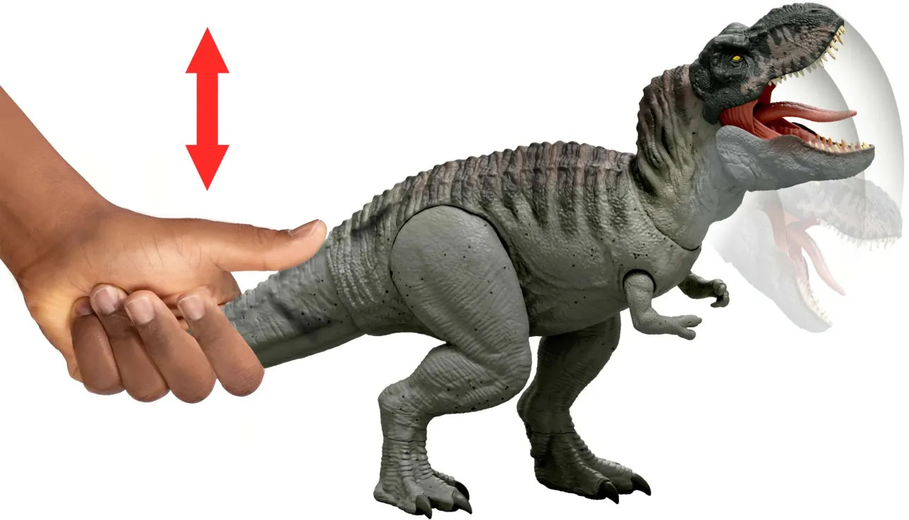 Jurassic World Rebirth Δεινόσαυρος Power Devour T-Rex Με Επαναλαμβανόμενο Δάγκωμα Και Ήχους (JCH02) - Fun Planet