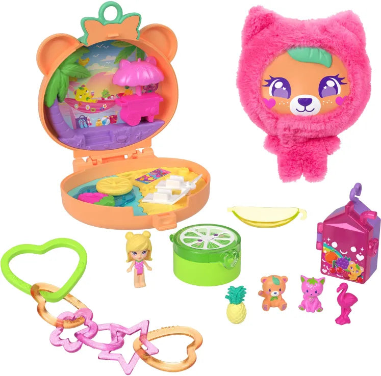 Polly Pocket Polly Μίνι Λούτρινο Αρκουδάκι (JKC79)