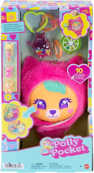 Polly Pocket Polly Μίνι Λούτρινο Αρκουδάκι (JKC79)
