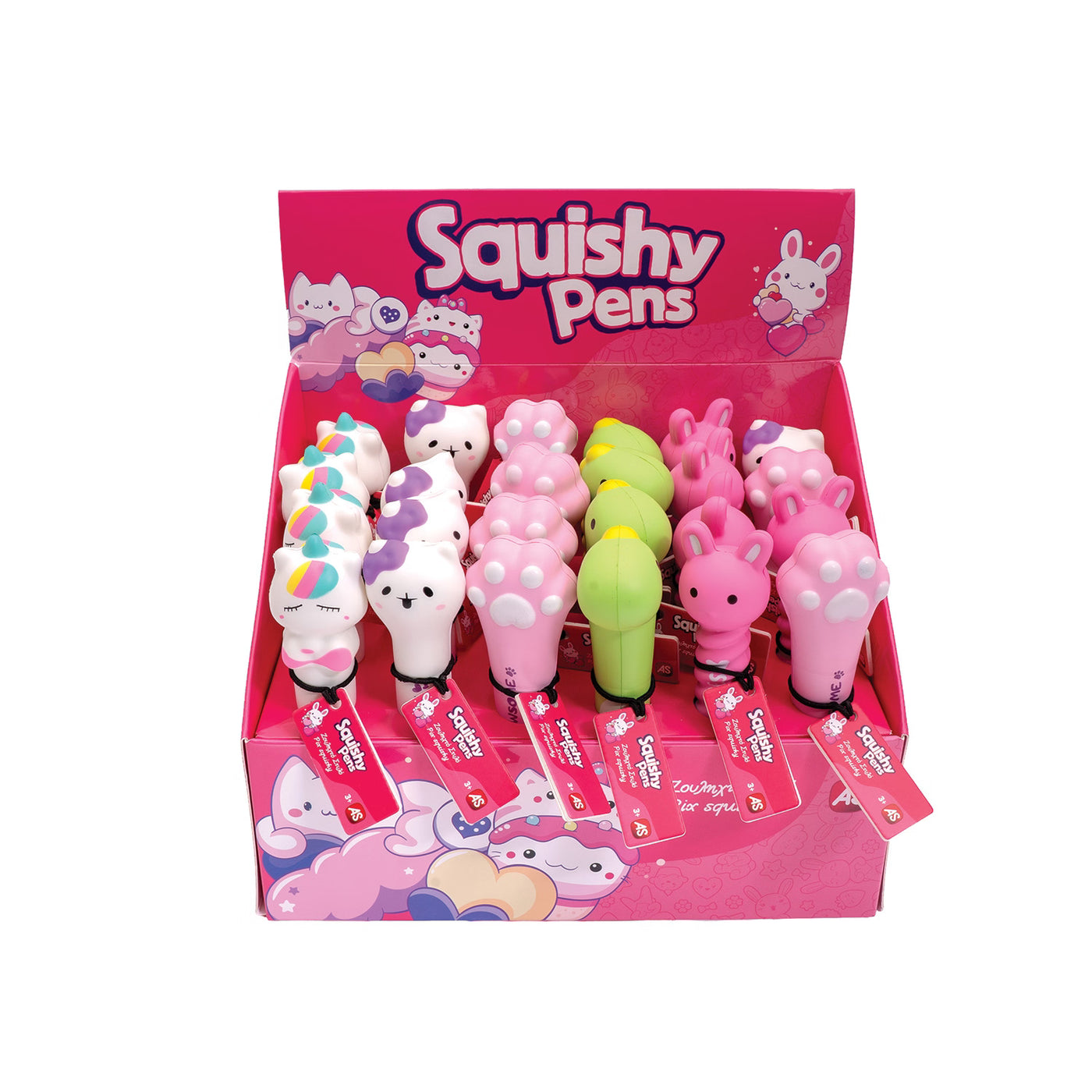 AS Squishy Στυλό σε 5 Σχέδια (1027-64286)