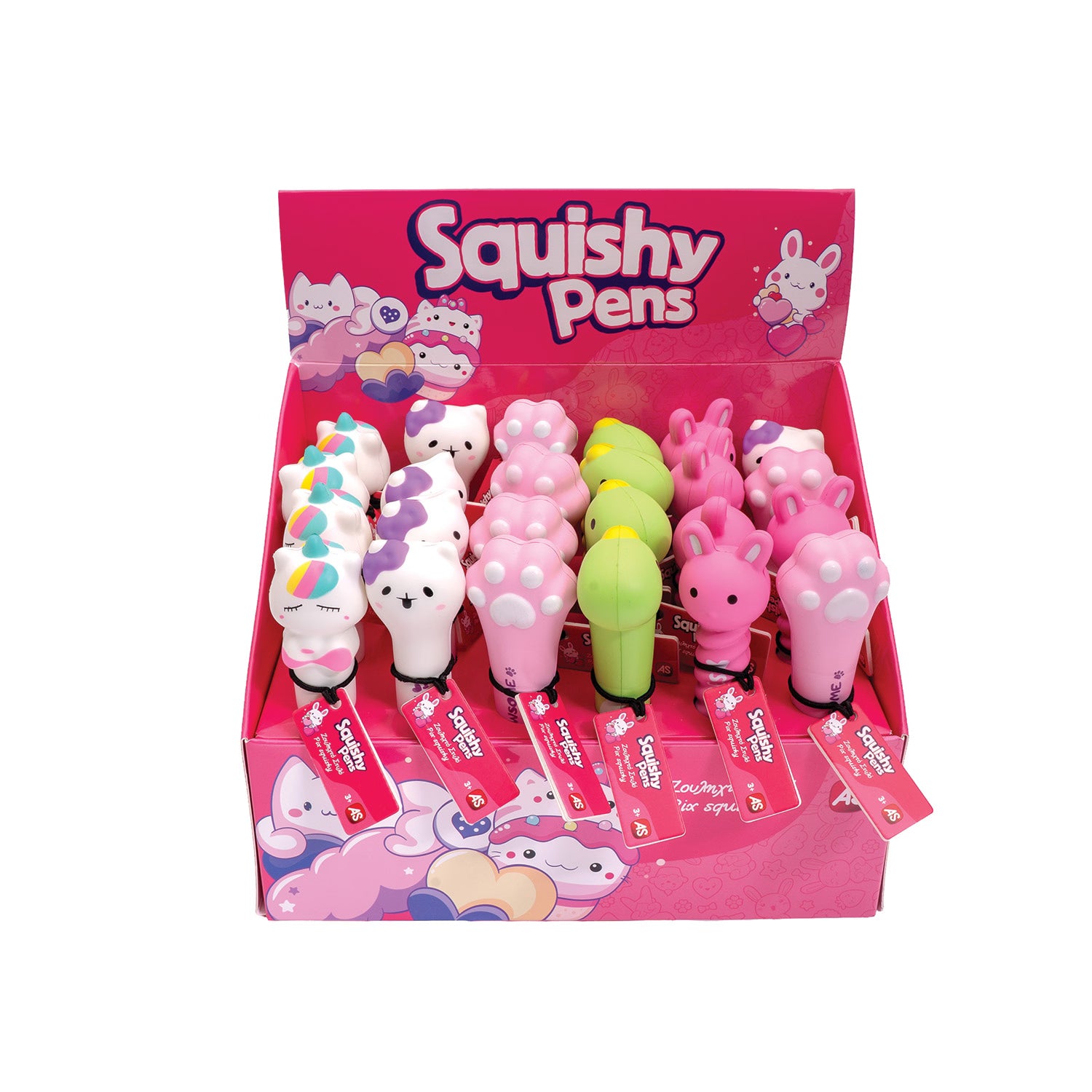 AS Squishy Στυλό σε 5 Σχέδια (1027-64286)