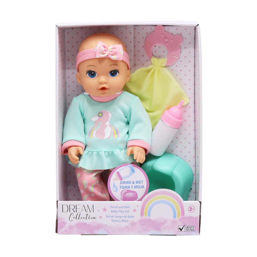 Κούκλα Μωρό 30εκ Που Πίνει και Βρέχεται Luna Toys (622177) - Fun Planet