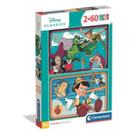 Clementoni Παζλ 2X60 Special Color Disney Classics (1200-24823)