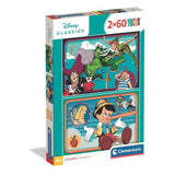 Clementoni Παζλ 2X60 Special Color Disney Classics (1200-24823)