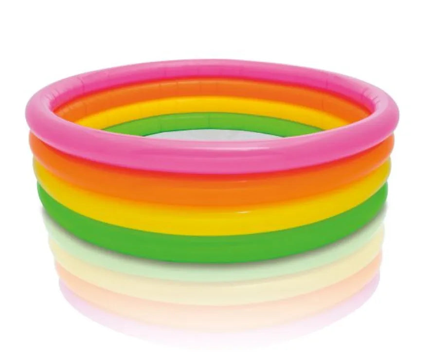 Intex Πισίνα 4 Δαχτυλίδια Sunset Glow 168x46cm (56441NP) - Fun Planet