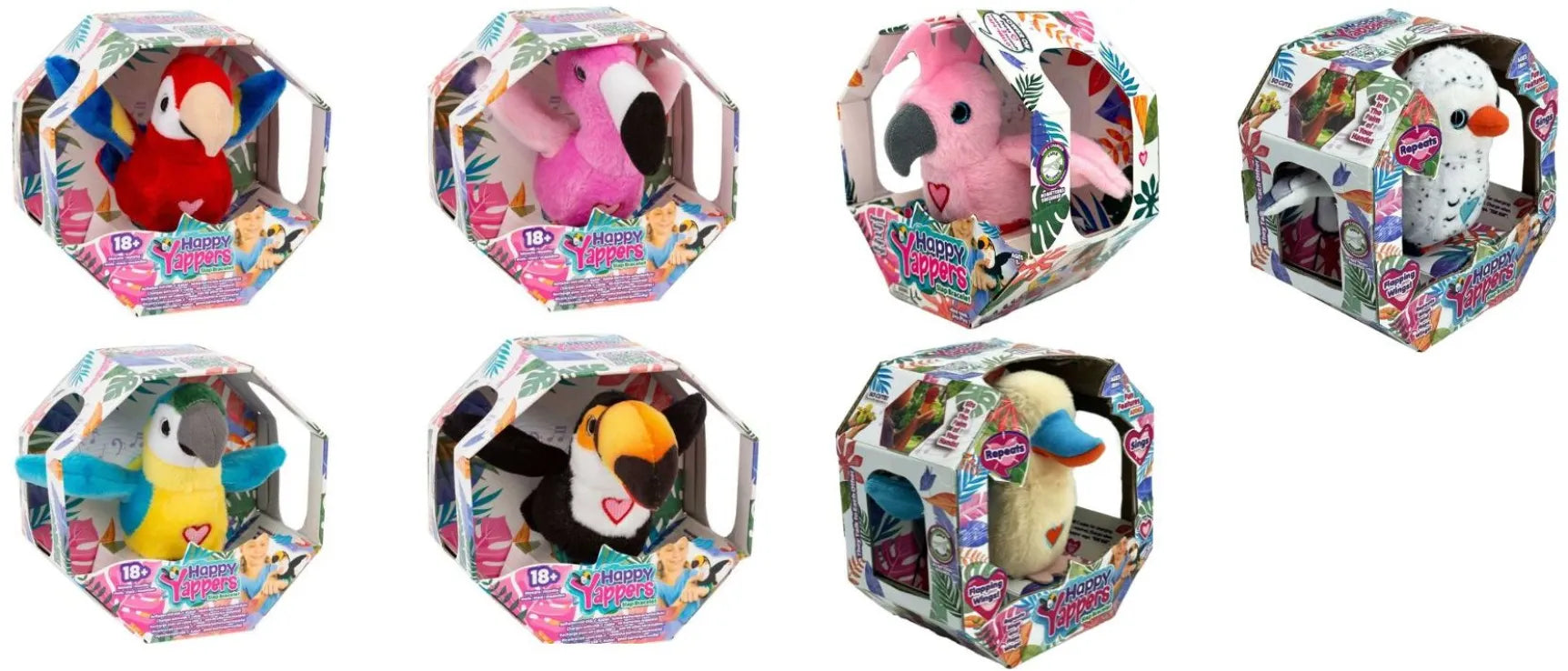 JAP Happy Yappers Λούτρινο Slap Band Ζωάκια (9594) - Fun Planet
