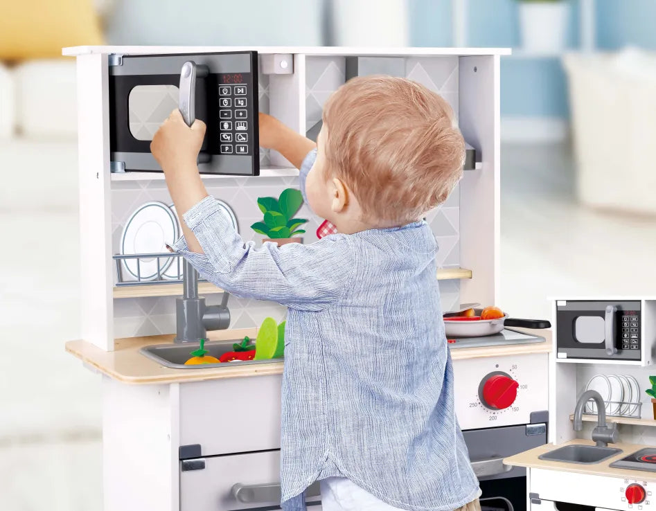 Hape Playfully Delicious Ξύλινη Κουζίνα Super Serve (E3211A)