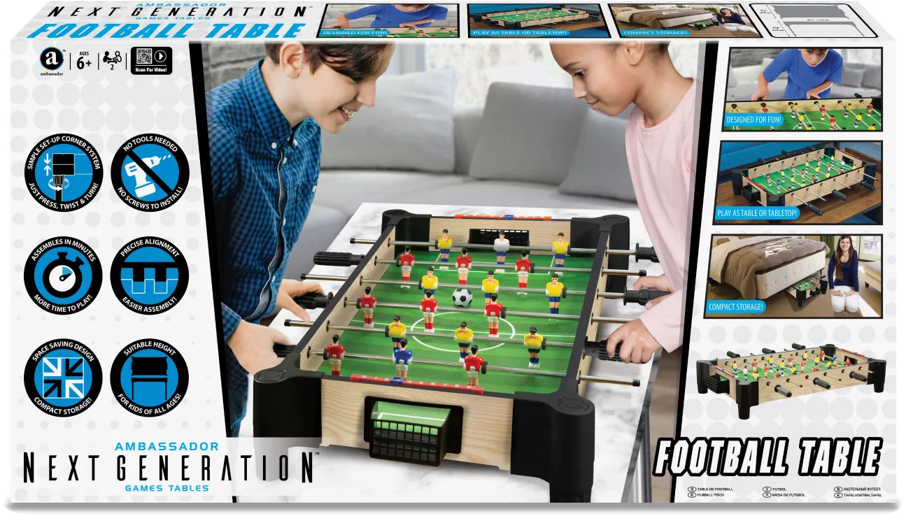 MAM Ξύλινο Ποδοσφαιράκι & Air Hockey Tabletop 82cm (MA8150_H)