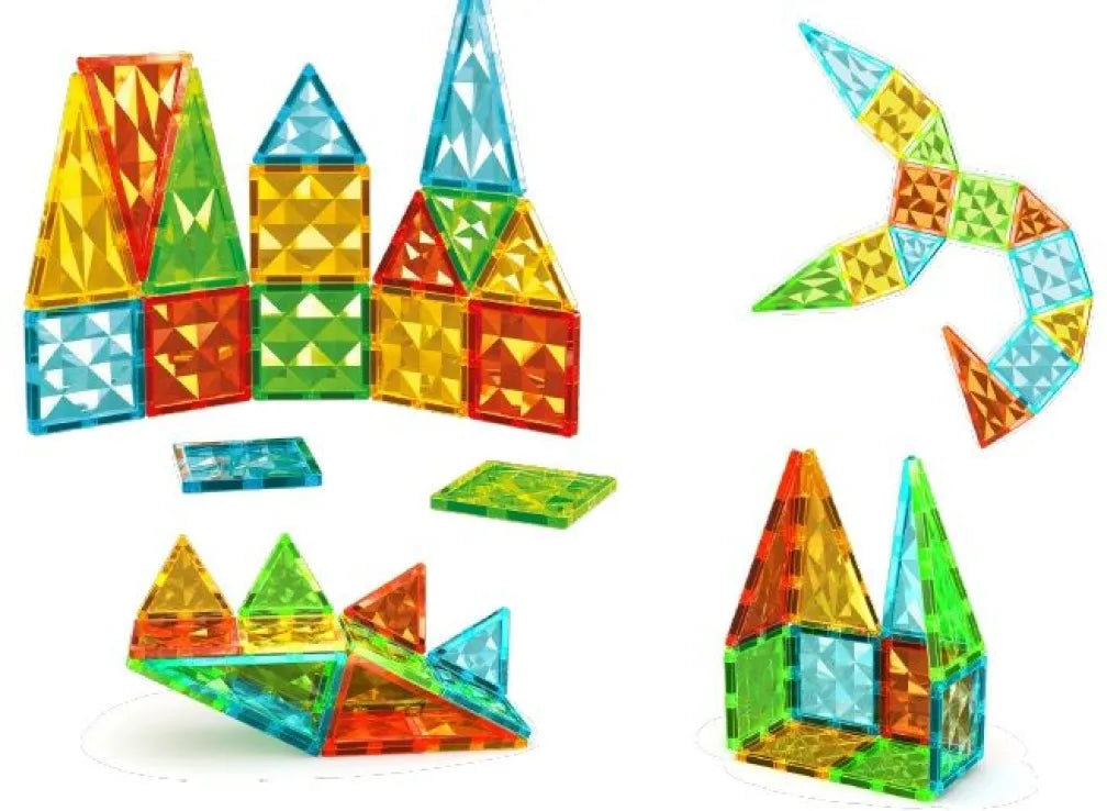 Geomag Magnetic Tiles Gems 16pcs (PF.224.100.00) - Fun Planet