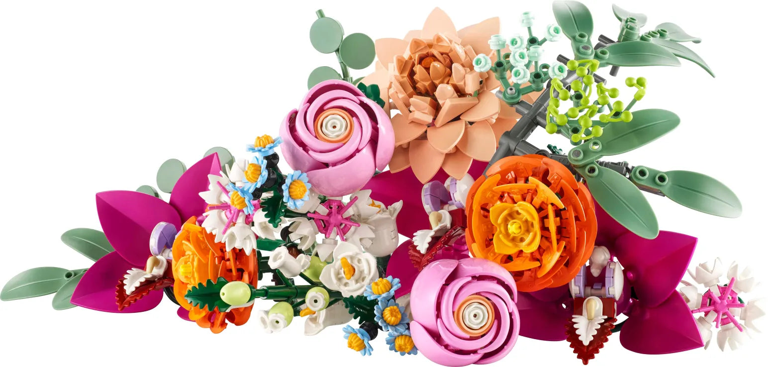 LEGO Botanical Pretty Pink Flower Bouquet (10342) - Fun Planet