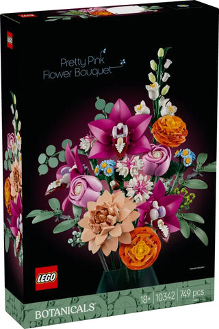 LEGO Botanical Pretty Pink Flower Bouquet (10342)