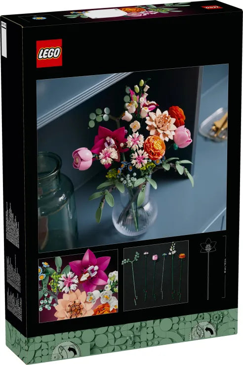 LEGO Botanical Pretty Pink Flower Bouquet (10342) - Fun Planet