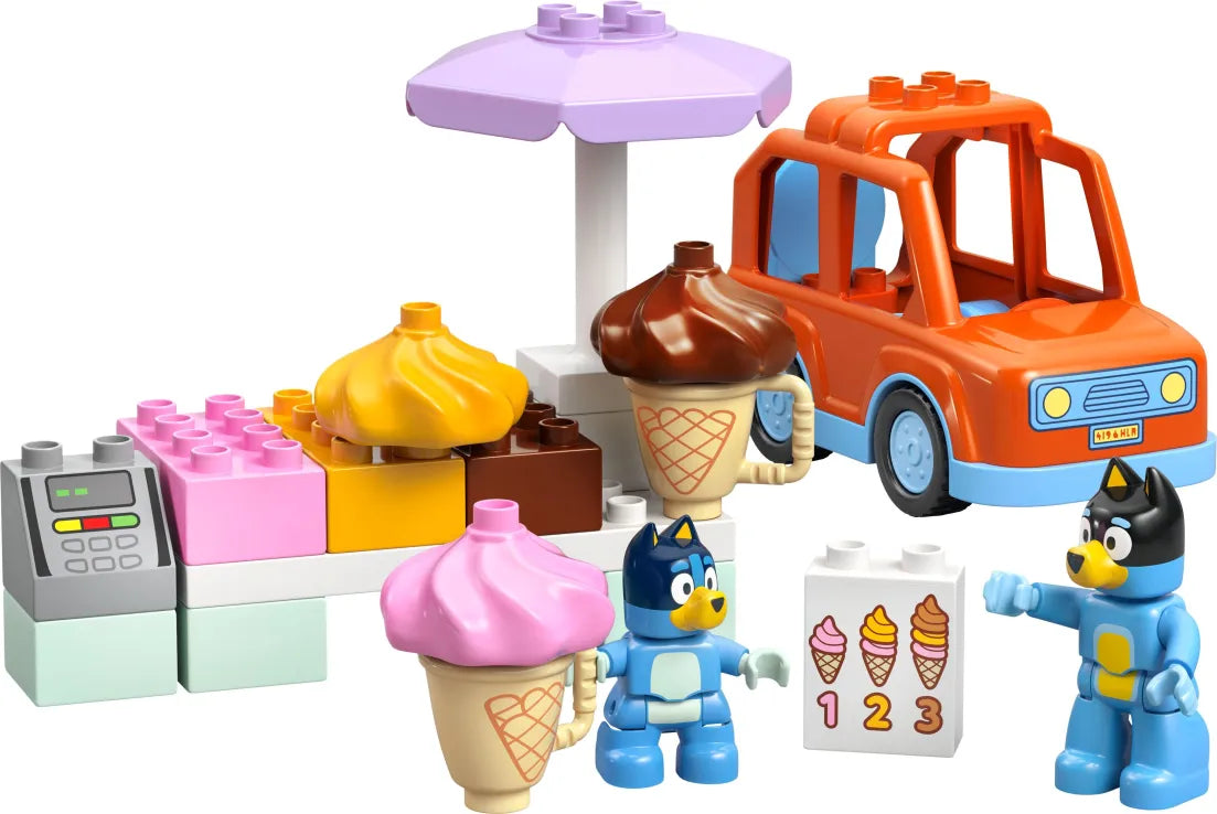 LEGO Duplo Bluey Ice Cream Trip With Bluey (10458)