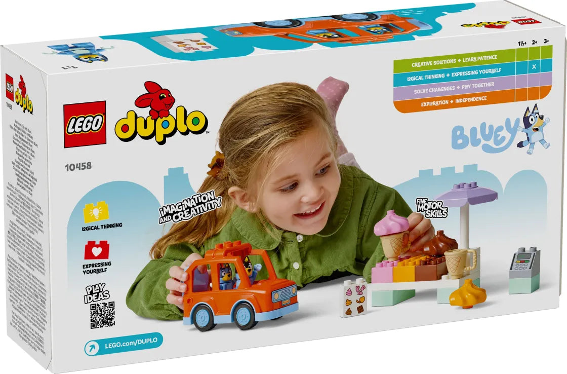 LEGO Duplo Bluey Ice Cream Trip With Bluey (10458)